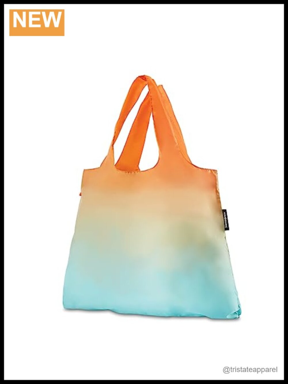 Foldable Shopper's Tote Lightweight Travel Satchel Shoulder Strap